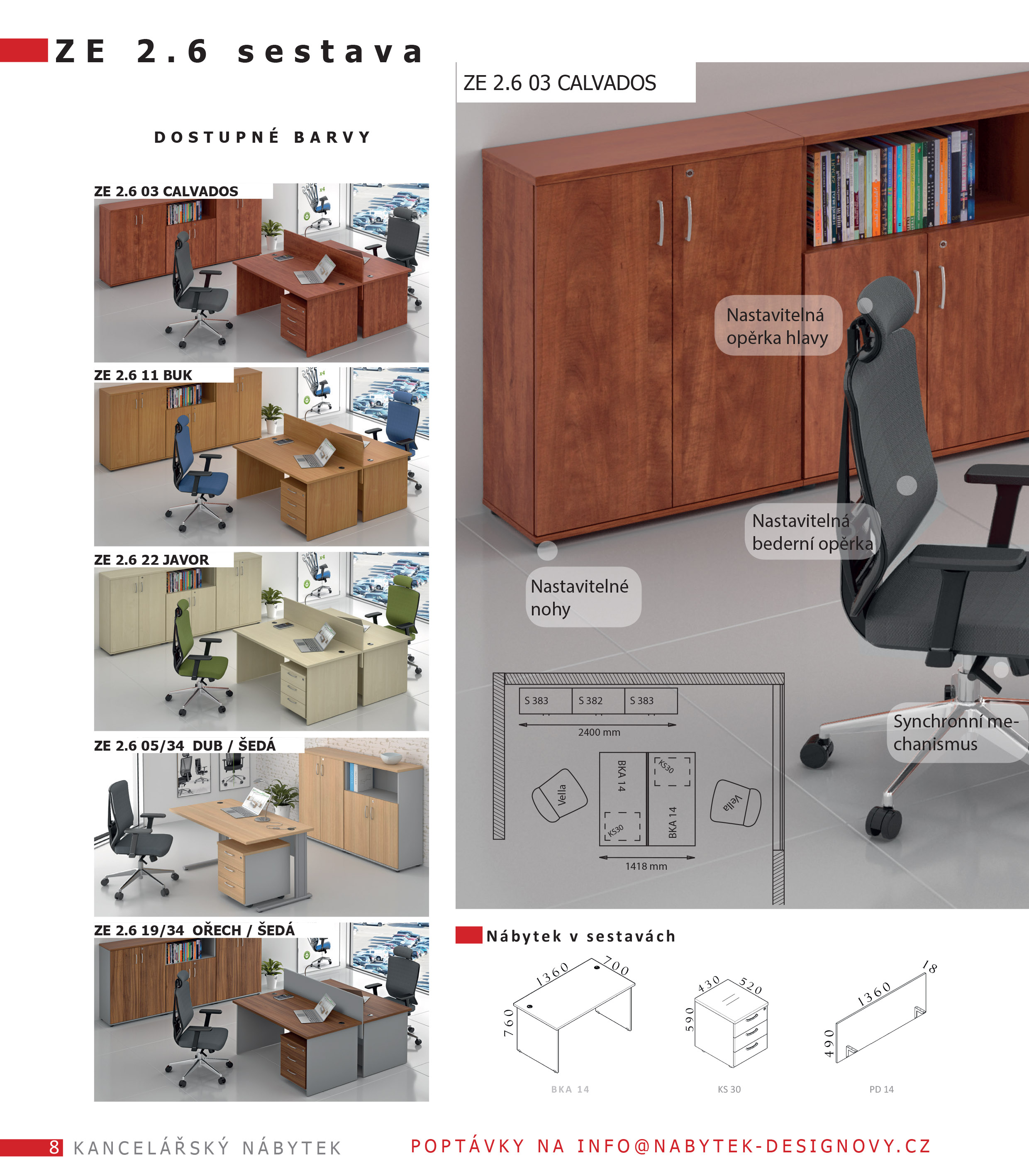 Katalog Kancelářský nábytek KOMFORT